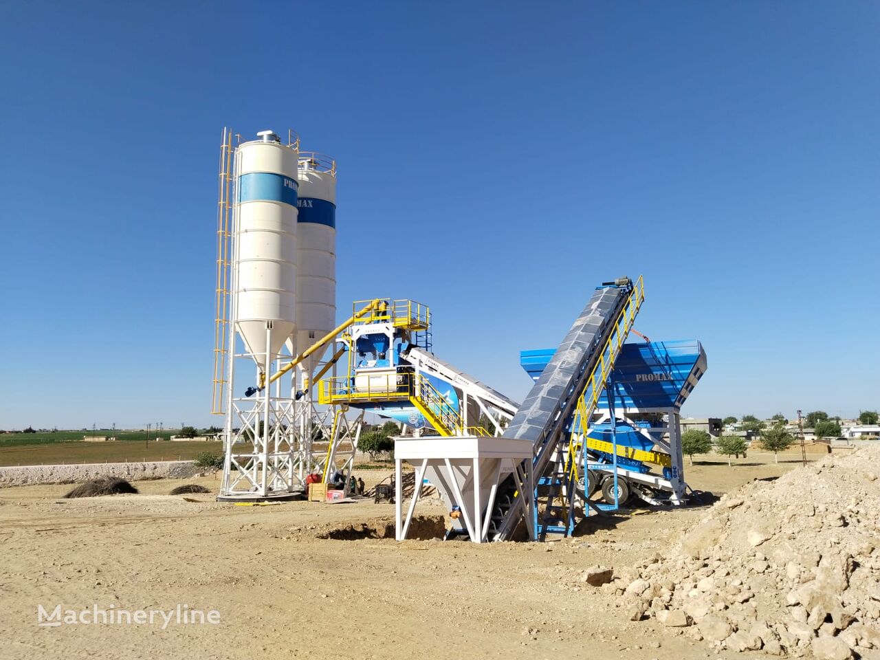 جديد ماكينة صناعة الخرسانة Promax Mobile Concrete Batching Plant M120-TWN (120m3/h)