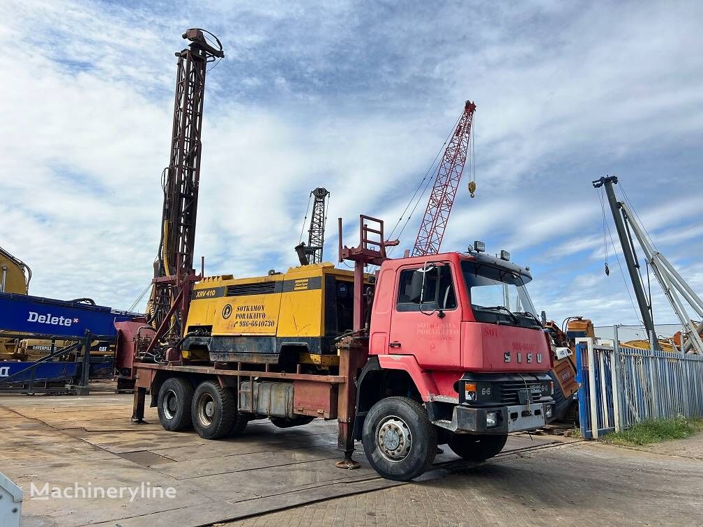 وحدة حفر الآبار Sisu 12E480 6X6 WATER WELL DRILL ATLAS COPCO XRV410 (50