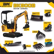 جديد حفارة صغيرة Berger Kraus Mini Excavator BK800B with FULL equipment