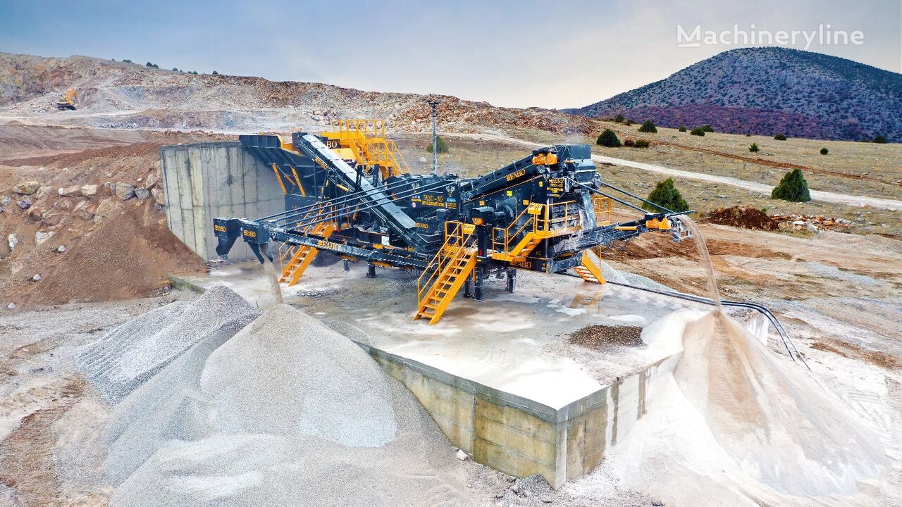 جديدة الكسّارة المتنقلة FABO PRO 90 MOBILE CRUSHING & SCREENING PLANT | 90-130 TPH